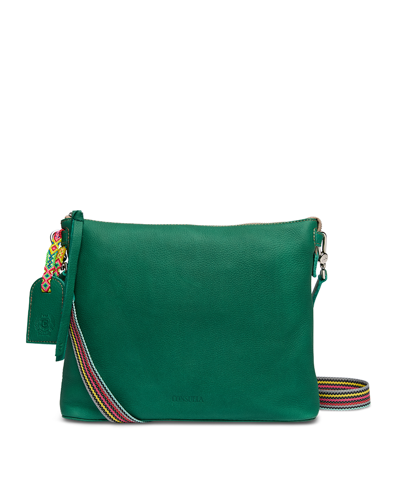Teal Downtown Crossbody